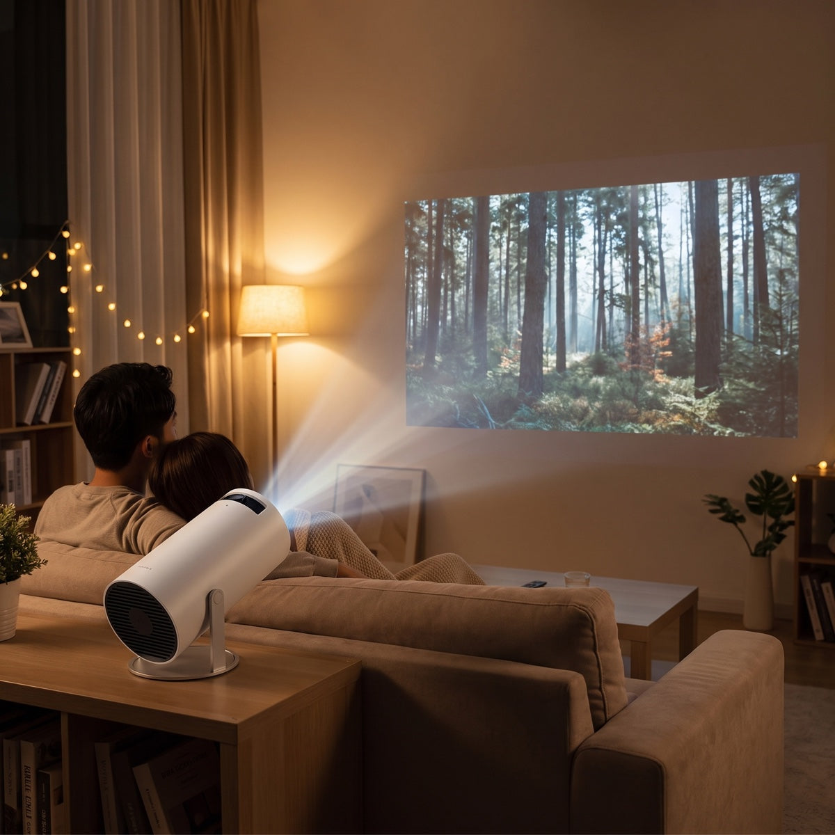 The CastaScene Kit — HD Projector + 12 Haunted Window Scenes