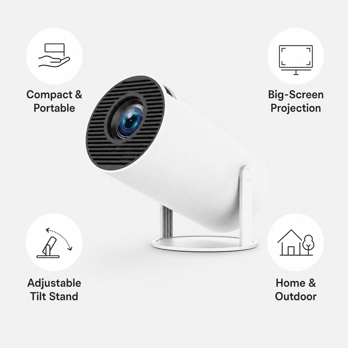 The CastaScene Kit — HD Projector + 12 Haunted Window Scenes